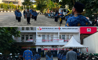 Dokumentasi, Bawaslu Kota Balikpapan Gelar Upacara Kemerdekaan HUT ke-81 RI