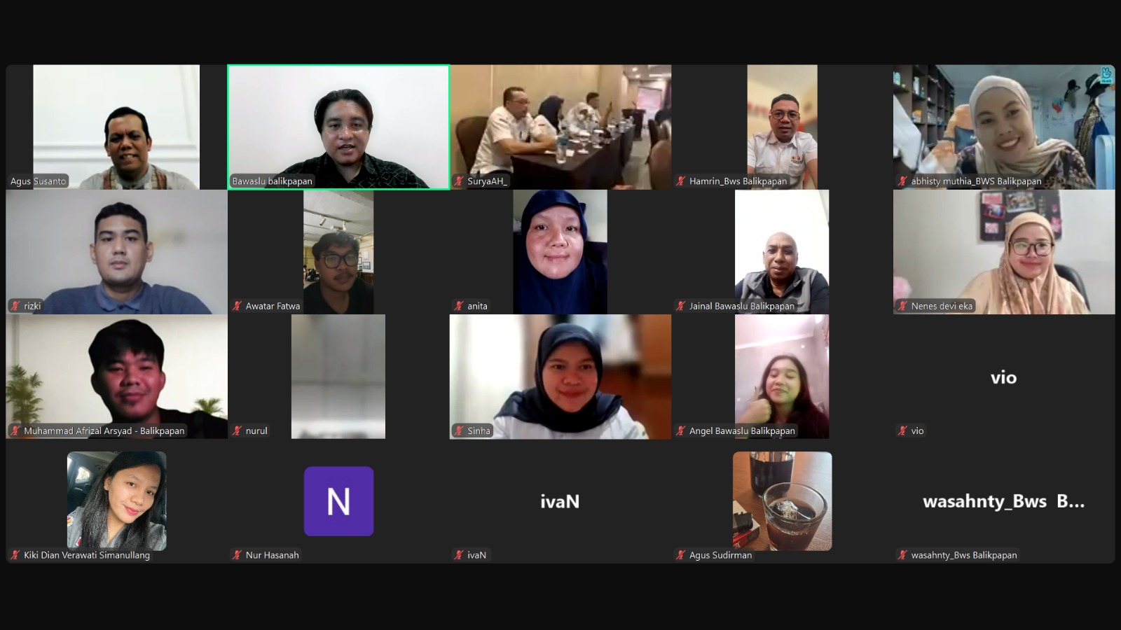 Kegiatan Peningkatan Kapasitas bersama Agus Susanto