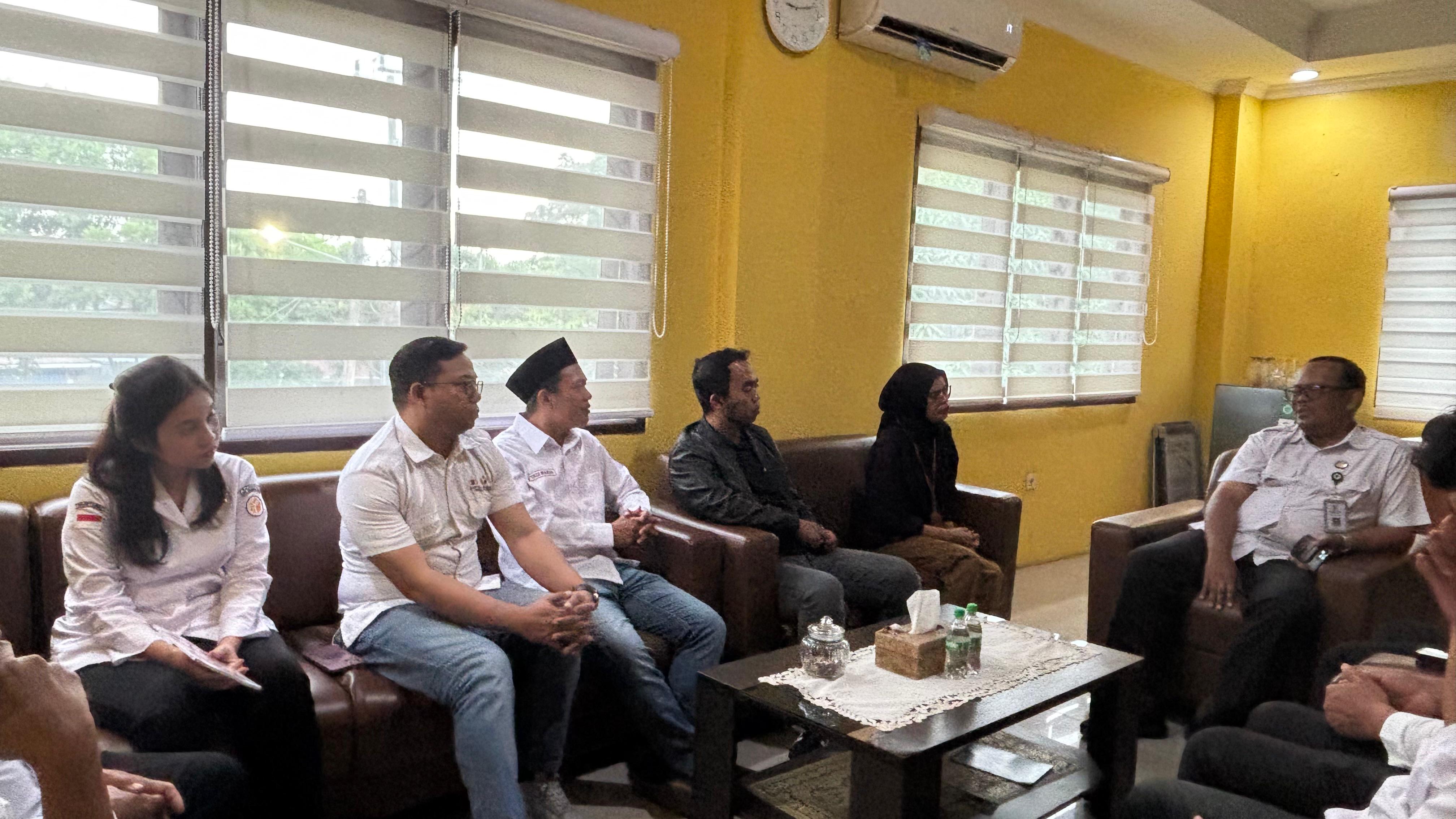 Ketua dan anggota Bawaslu Kota Balikpapan berkoordinasi  bersama jajaran Pemerintah Kecamatan Balikpapan Timur