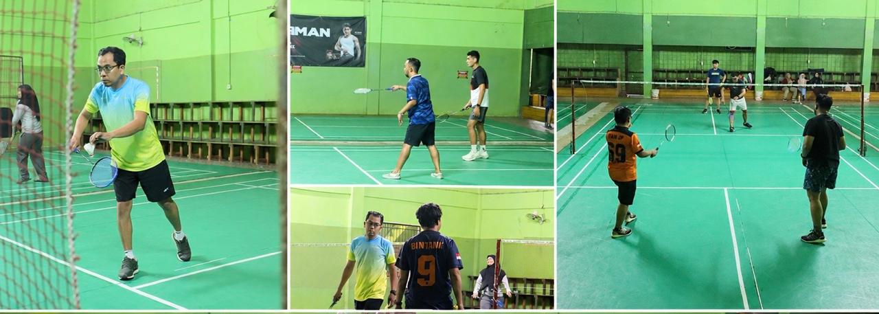 Dukumentasi Bawaslu Kota Balikpapan Gelar Olahraga Badminton untuk Perkuat Kebugaran Jajaran
