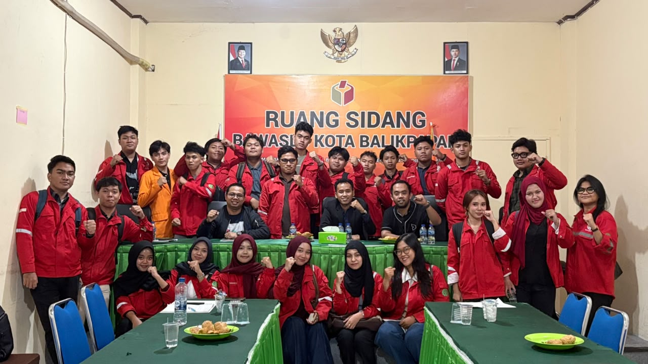 Dokumentasi Menuju Pemilu 2029, Mahasiswa K3 Belajar Pendidikan Pancasila dan Pengawasan Pemilu di Bawaslu Balikpapan