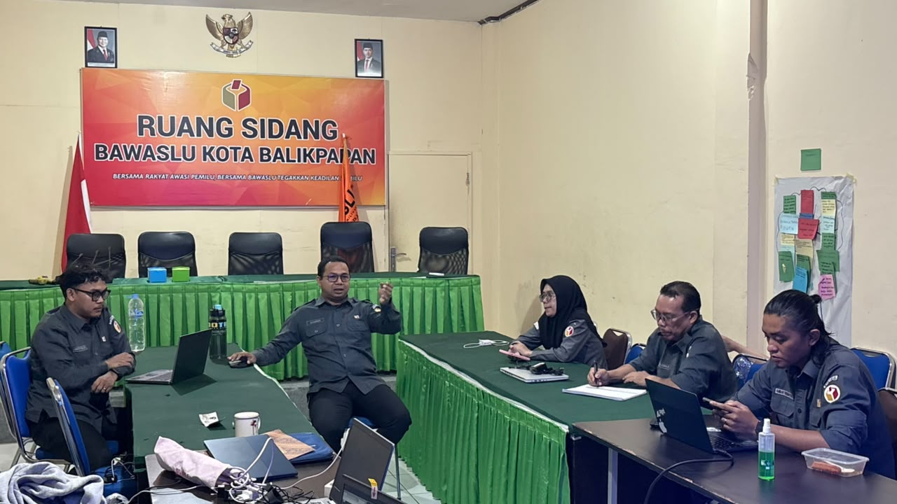 Dokumentasi Bawaslu Balikpapan Evaluasi Pengisian SAQ KIP Tahun 2026