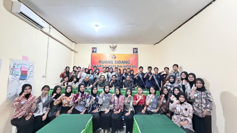 Dokumentasi  Gandeng Duta Pelajar Indonesia, Bawaslu Kota Balikpapan Perkuat Pengawasan Partisipatif di Kalangan Pemilih Pemula
