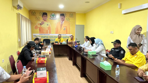 Dokumentasi Bawaslu Kota Balikpapan Hadiri Monitoring dan Evaluasi Bantuan Keuangan Partai Politik
