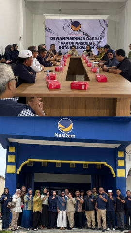 Dokumentasi Bawaslu Balikpapan Dampingi Monev Bantuan Keuangan Partai Politik di DPD NasDem Kota Balikpapan