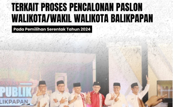 5 Fakta Menarik Terkait Proses Pencalonan Paslon Walikota/Wakil Walikota Balikpapan Pada Pemilihan Serentak Tahun 2024