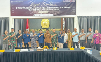 Bawaslu Kota Balikpapan Kawal Akurasi Data Pemilih dalam Rakor PDPB Triwulan III Tahun 2025