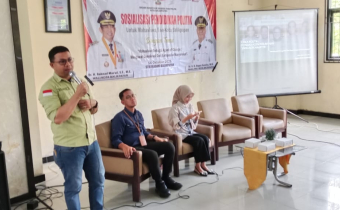 Sosialisasi Pendidikan Politik, Hamrin Tekankan Peran Strategis Mahasiswa dalam Mengawal Demokrasi
