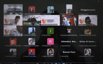 Kick-off P2P, Bawaslu Balikpapan Berikan Penguatan Pengawasan Pemahaman Pemilu