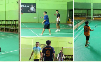 Dukumentasi Bawaslu Kota Balikpapan Gelar Olahraga Badminton untuk Perkuat Kebugaran Jajaran