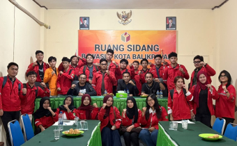 Dokumentasi Menuju Pemilu 2029, Mahasiswa K3 Belajar Pendidikan Pancasila dan Pengawasan Pemilu di Bawaslu Balikpapan